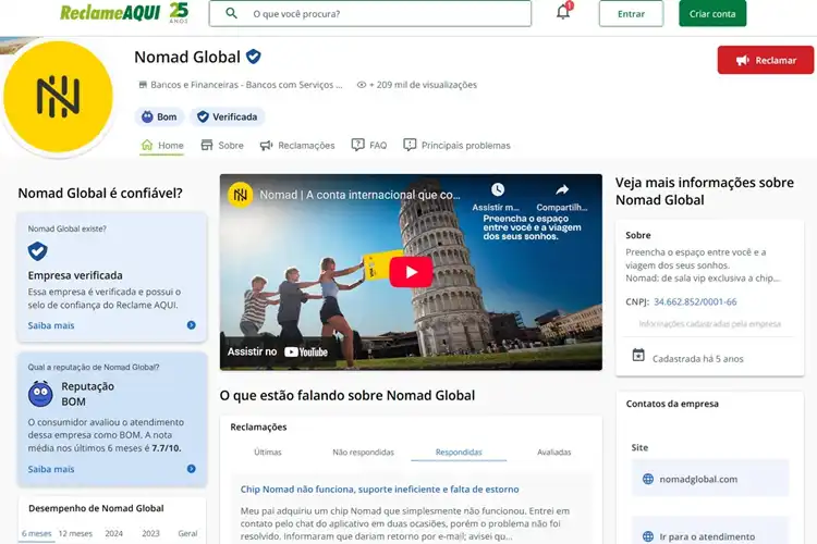Nomad no Reclame Aqui