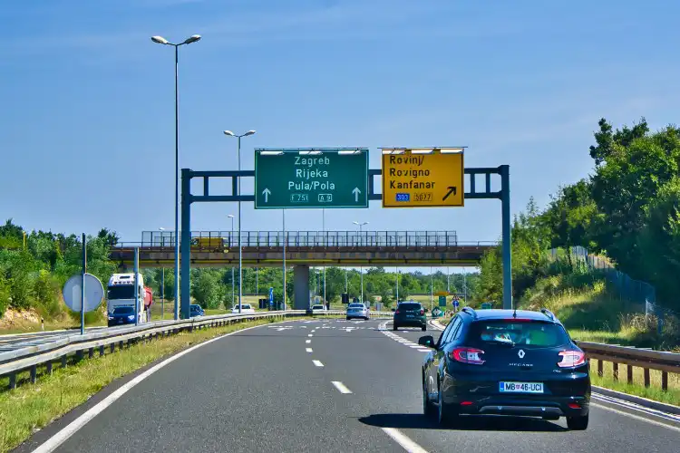Estrada na Croácia