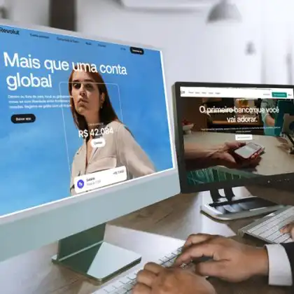 Acessando sites da N26 e Revolut