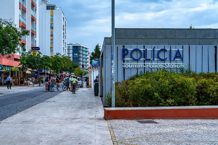Posto policial em Portimão, no Algarve