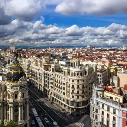 Madrid vista de cima