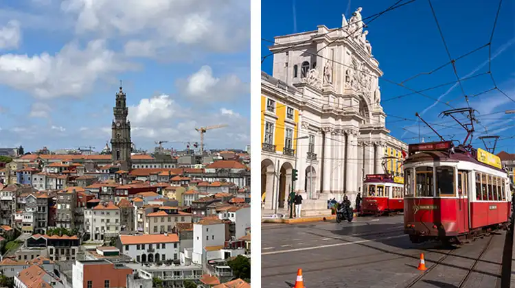 Decidir entre Porto ou Lisboa depende do seu planejamento